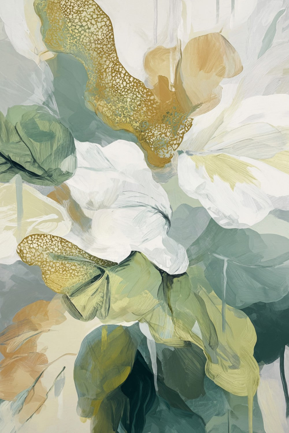 Elegant Gold Botanicals-by-Stephanie Jeuffroy-wall-art-print-canvas-poster-framed-Gioia