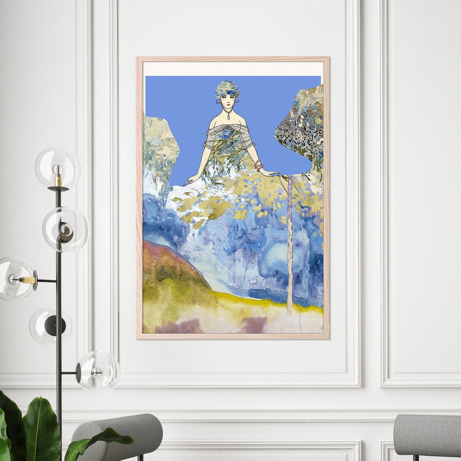 Elegant Lady Dreamscape-by-Wild Violets-wall-art-print-canvas-poster-framed-Gioia