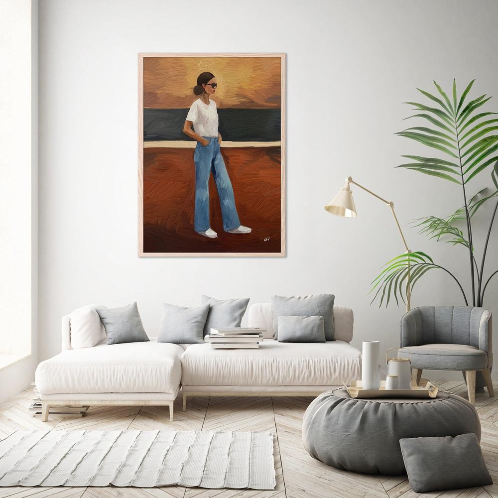 ELLA CAMINANDO-by-Giovanna Gil Alves-wall-art-print-canvas-poster-framed-Gioia
