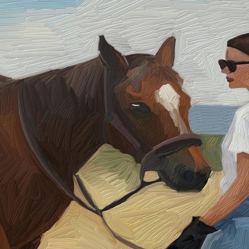ELLA Y CABALLO-by-Giovanna Gil Alves-wall-art-print-canvas-poster-framed-Gioia