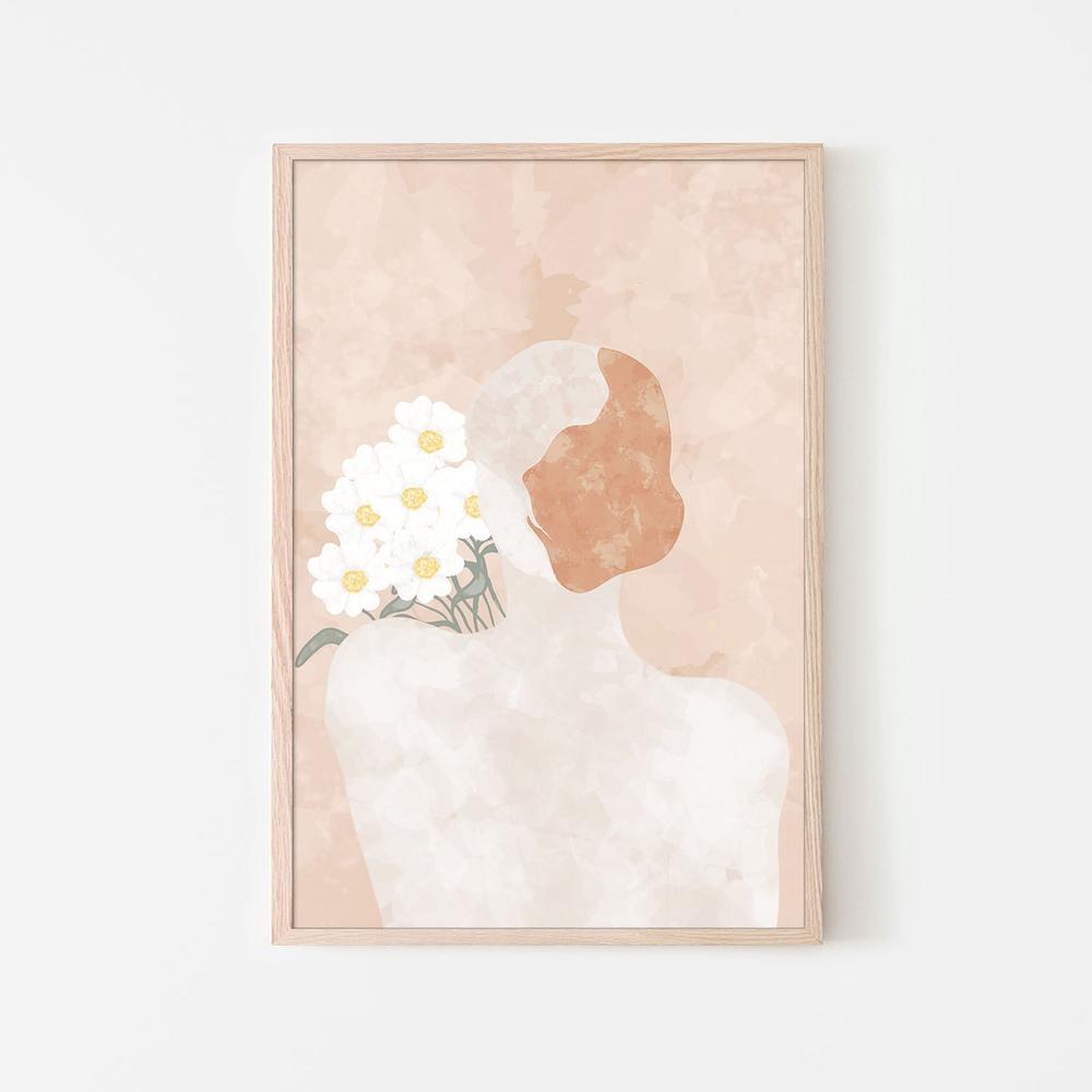 Ethereal Daisy Figure-by-Sannel Larson-wall-art-print-canvas-poster-framed-Gioia
