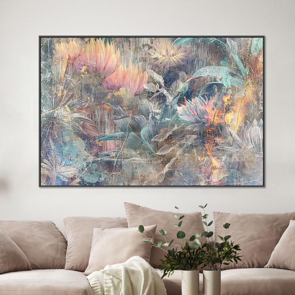 Ethereal Jungle Bloom-by-Rafal Kulik-wall-art-print-canvas-poster-framed-Gioia