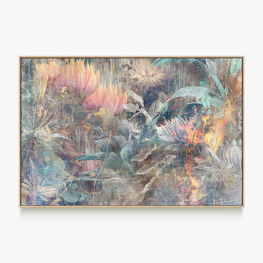Ethereal Jungle Bloom-by-Rafal Kulik-wall-art-print-canvas-poster-framed-Gioia
