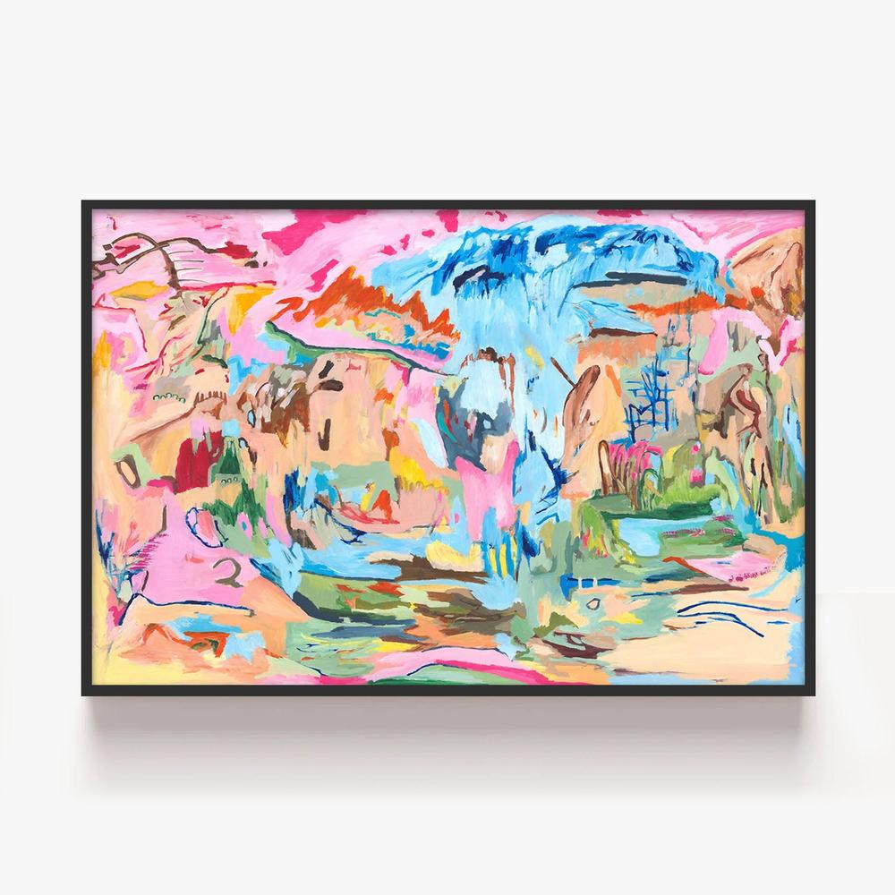 Euphoric Maze-by-Alpana Rai-wall-art-print-canvas-poster-framed-Gioia