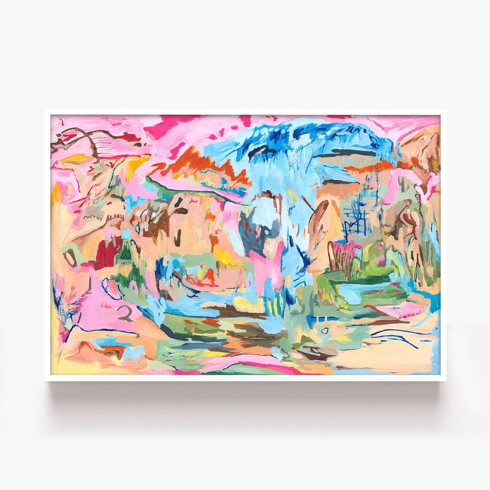 Euphoric Maze-by-Alpana Rai-wall-art-print-canvas-poster-framed-Gioia