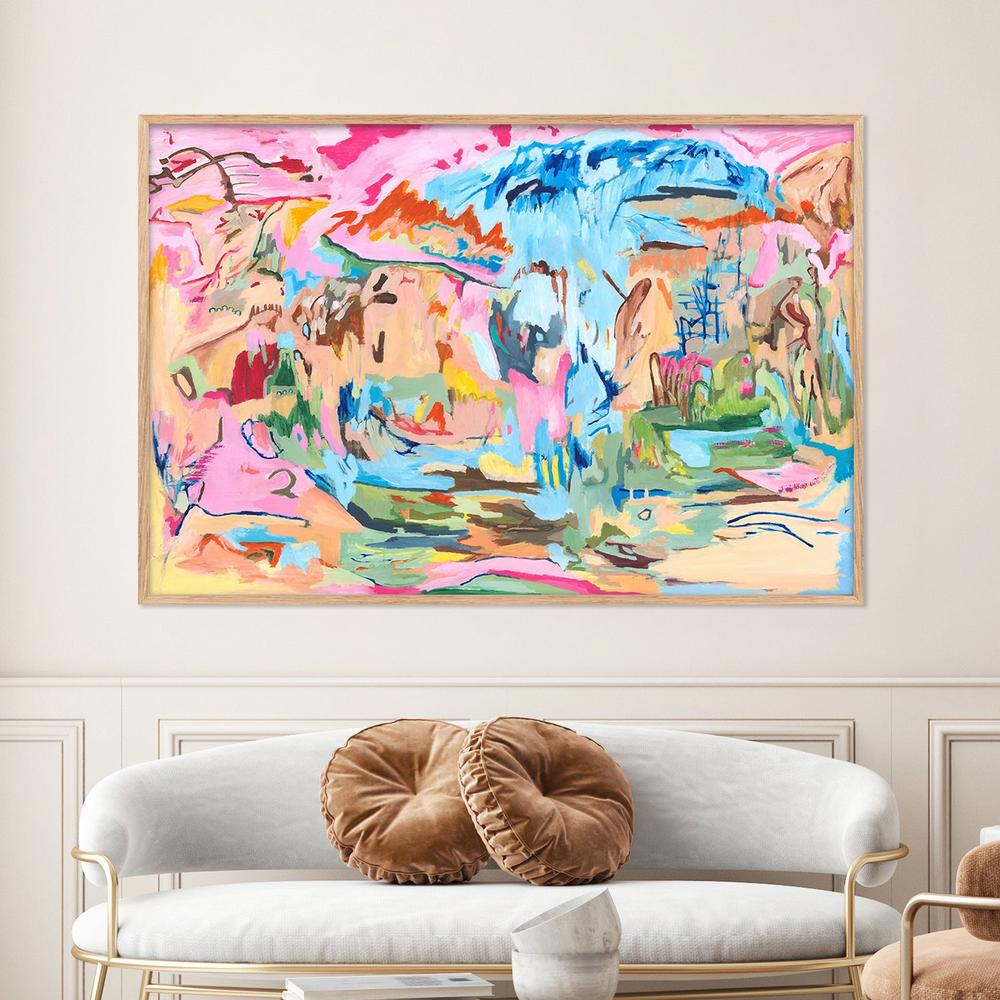 Euphoric Maze-by-Alpana Rai-wall-art-print-canvas-poster-framed-Gioia