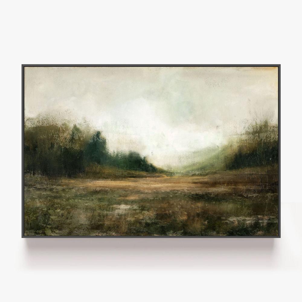 Faded Horizon-by-Nina Blue-wall-art-print-canvas-poster-framed-Gioia
