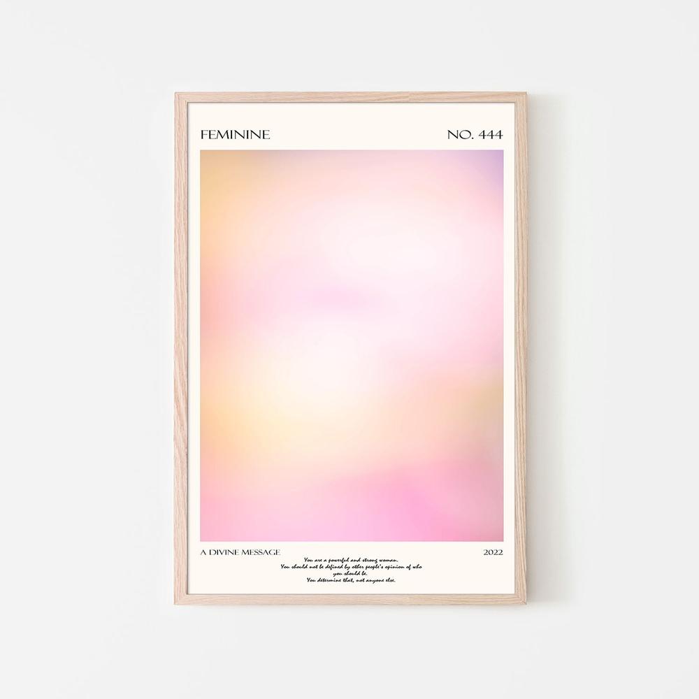 Feminine Divine Message-by-Rikke Londager Boisen-wall-art-print-canvas-poster-framed-Gioia