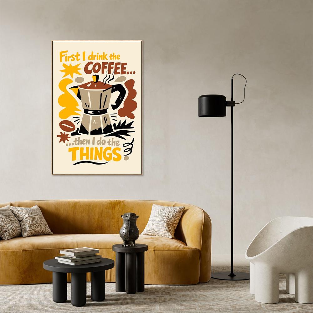 First Coffee Then Things-by-Patryk Krygowski-wall-art-print-canvas-poster-framed-Gioia