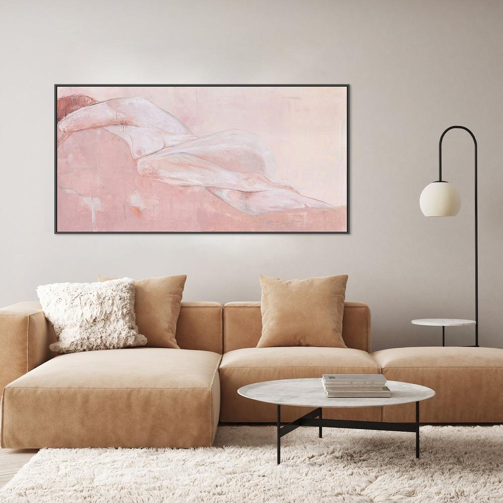 First Nude – Goddess, Forever Enchanted, Dusty Pink-by-Kenneth WH Lee-wall-art-print-canvas-poster-framed-Gioia