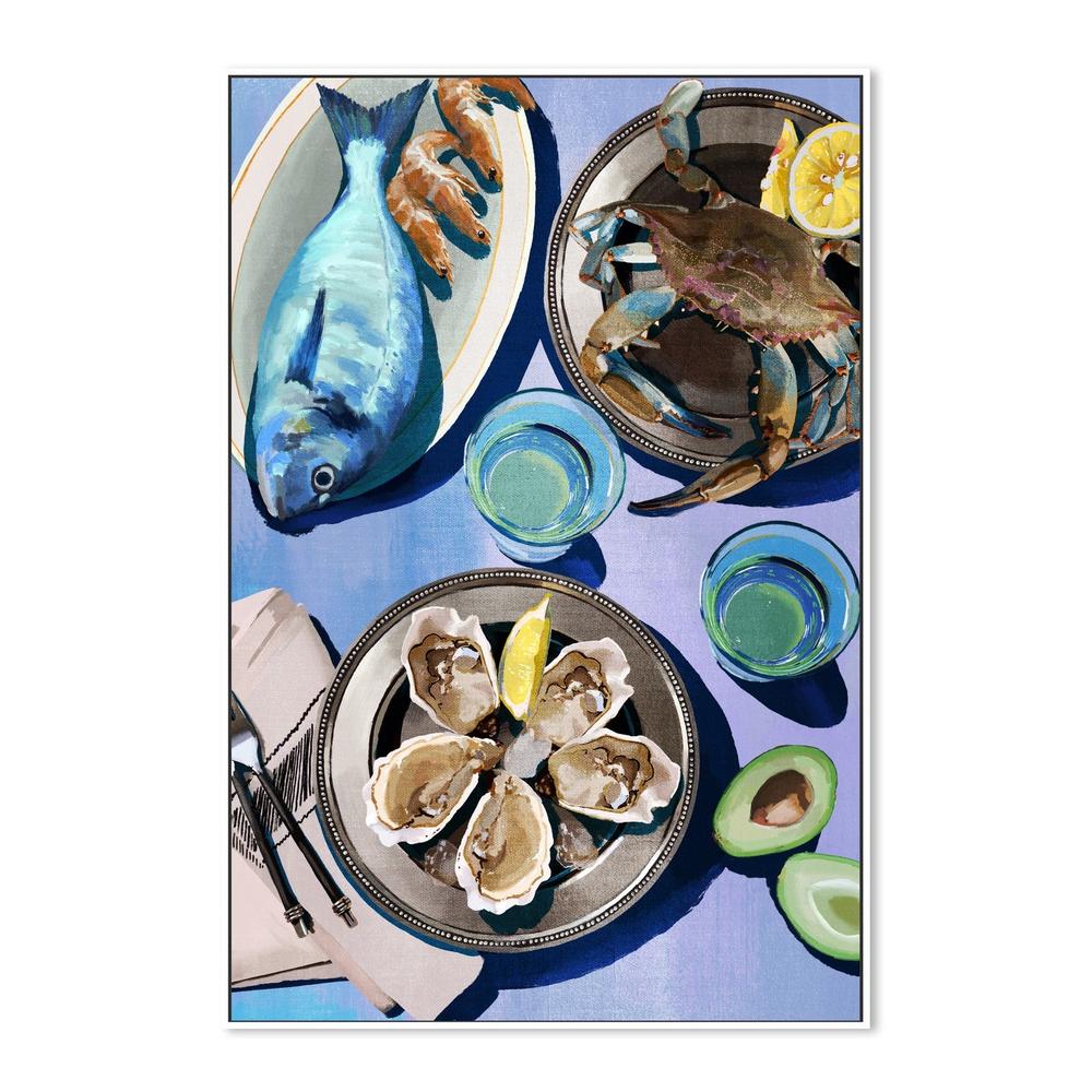 Fish In Hat-by-Zviadadze Daria-wall-art-print-canvas-poster-framed-Gioia