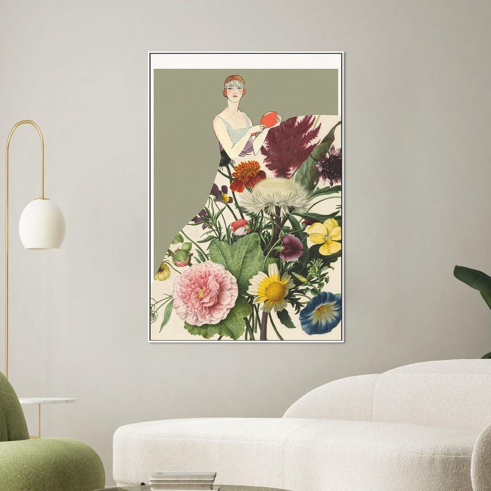 Flapper Floral Fashion-by-Wild Violets-wall-art-print-canvas-poster-framed-Gioia