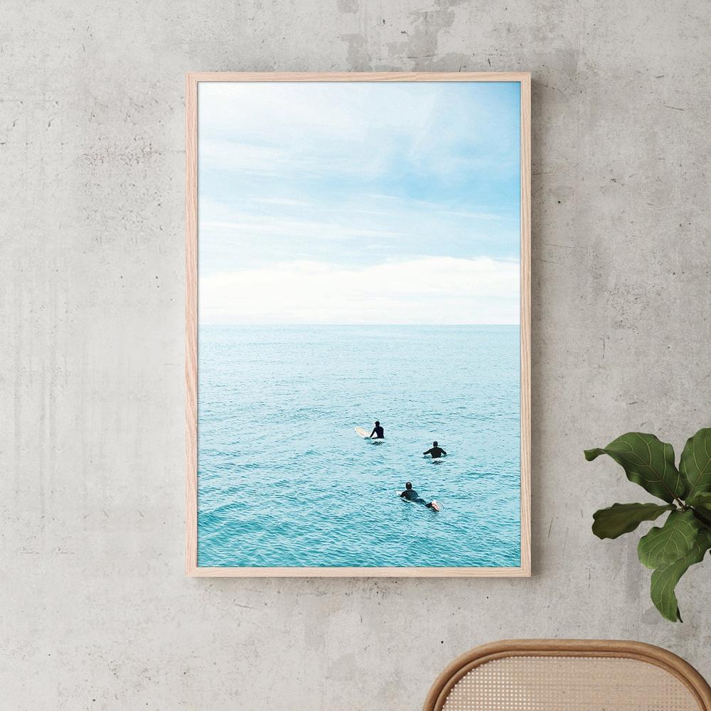 Flat Ocean-by-Gal Pittel-wall-art-print-canvas-poster-framed-Gioia