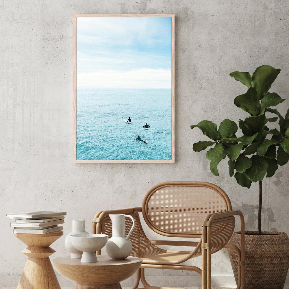 Flat Ocean-by-Gal Pittel-wall-art-print-canvas-poster-framed-Gioia