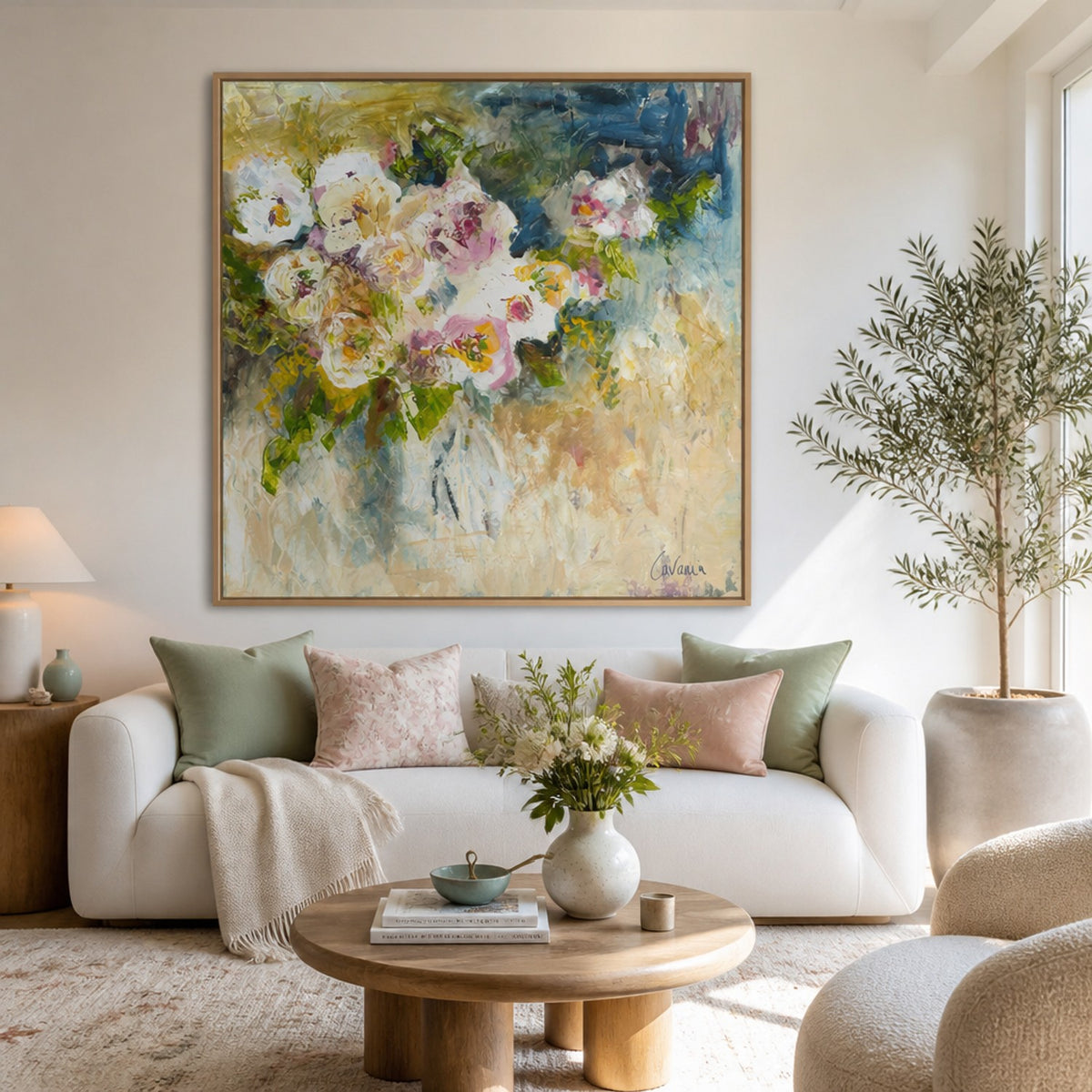 Fleur De Jardin I-by-Karen Cavania-wall-art-print-canvas-poster-framed-Gioia