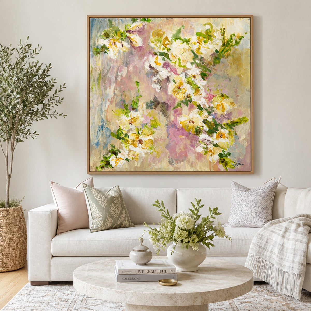Fleur De Jardin II-by-Karen Cavania-wall-art-print-canvas-poster-framed-Gioia