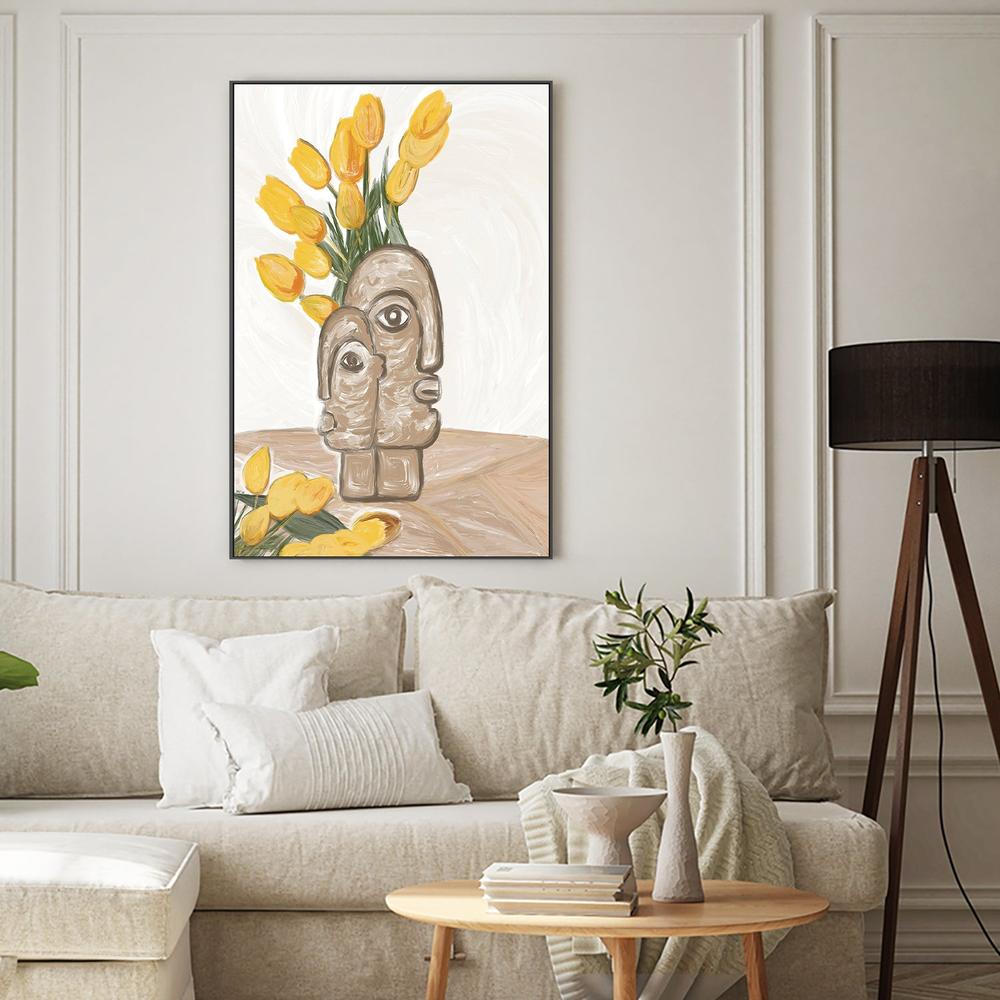 FLOR AMARILLA-by-Giovanna Gil Alves-wall-art-print-canvas-poster-framed-Gioia