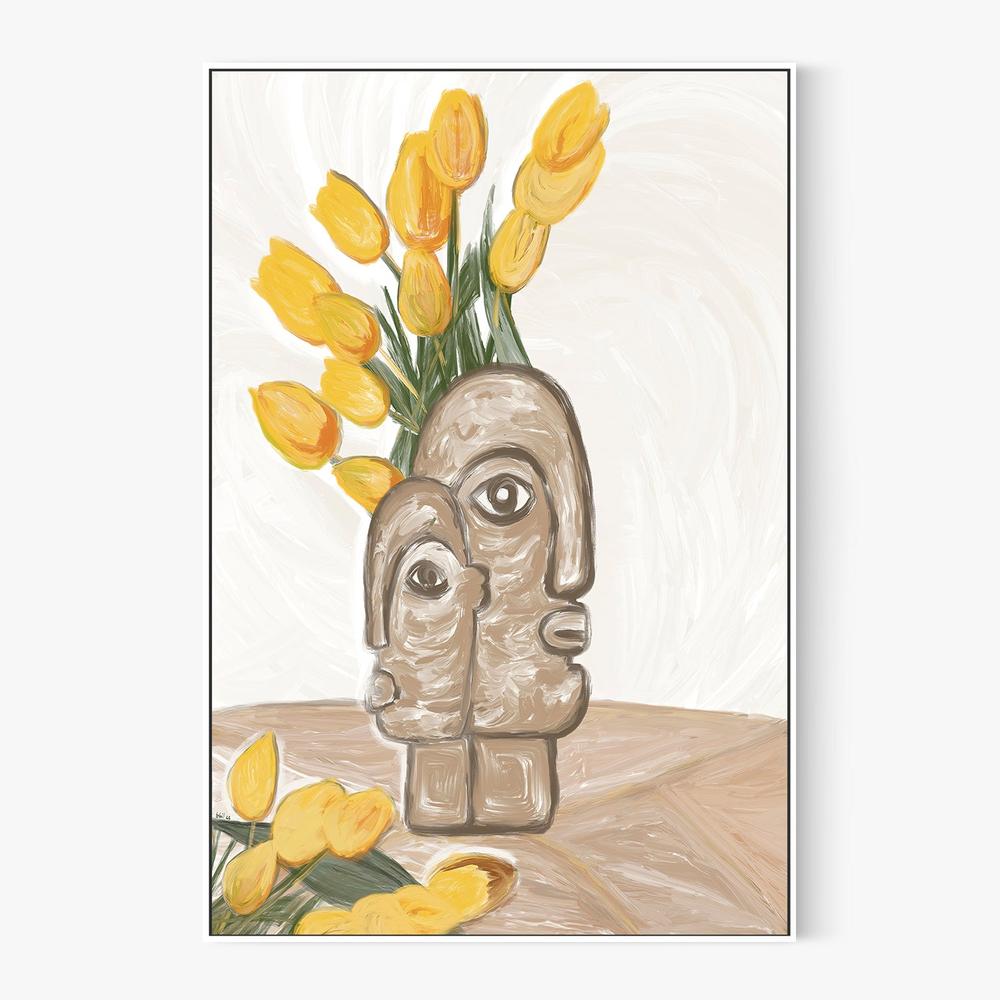 FLOR AMARILLA-by-Giovanna Gil Alves-wall-art-print-canvas-poster-framed-Gioia
