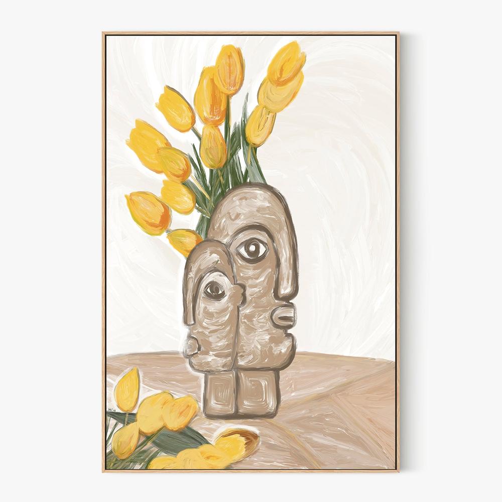 FLOR AMARILLA-by-Giovanna Gil Alves-wall-art-print-canvas-poster-framed-Gioia
