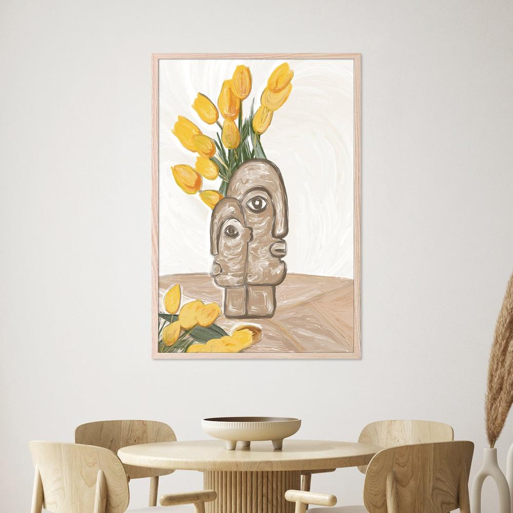 FLOR AMARILLA-by-Giovanna Gil Alves-wall-art-print-canvas-poster-framed-Gioia