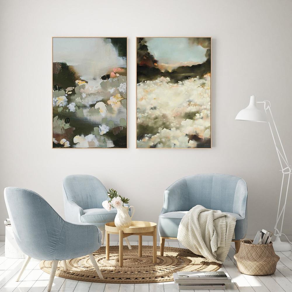 Flora & Ivory Dawn, Set Of 2-by-Maggie Sackmann-wall-art-print-canvas-poster-framed-Gioia