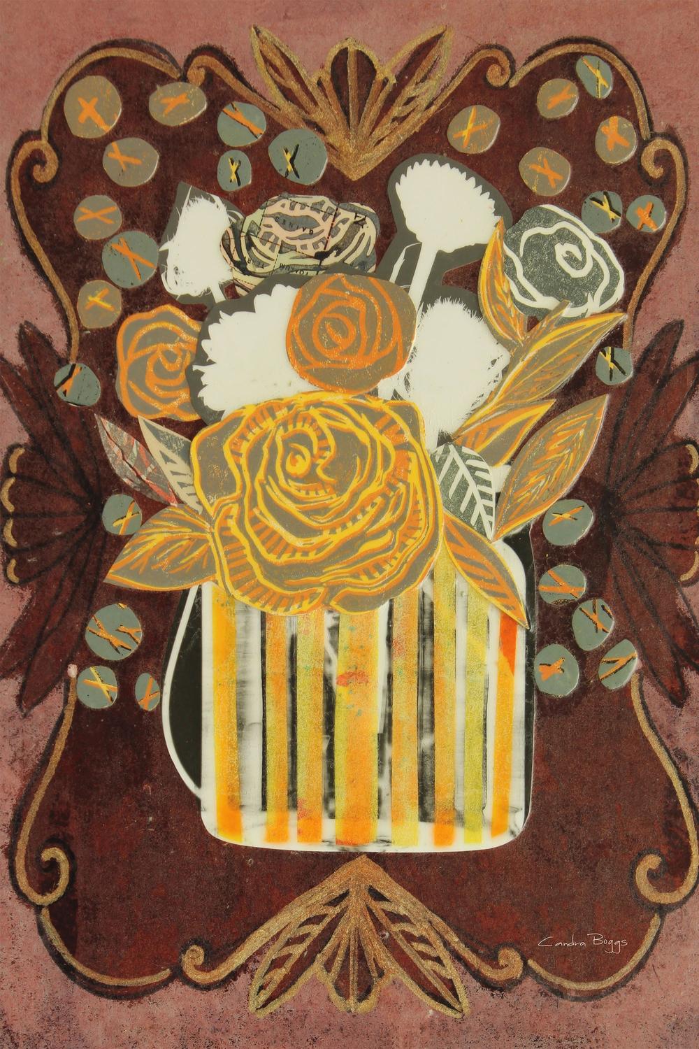 Floral Fling, Style B-by-Candra Boggs-wall-art-print-canvas-poster-framed-Gioia