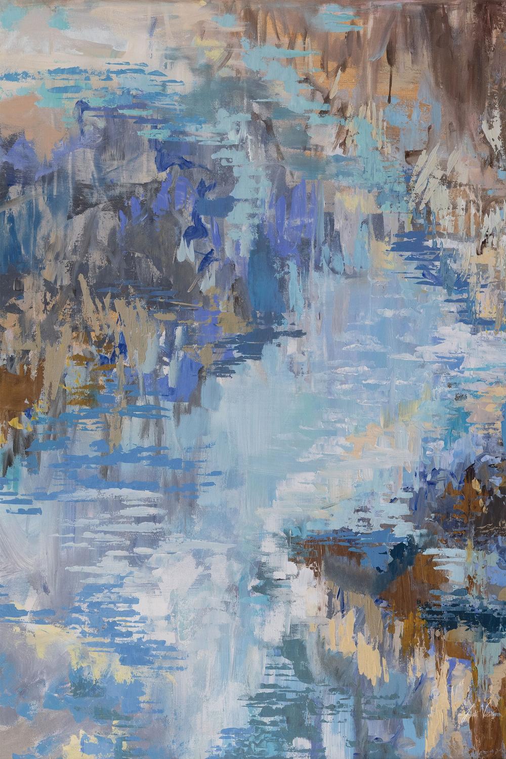 Flow, Style B-by-Jeanette Vertentes-wall-art-print-canvas-poster-framed-Gioia