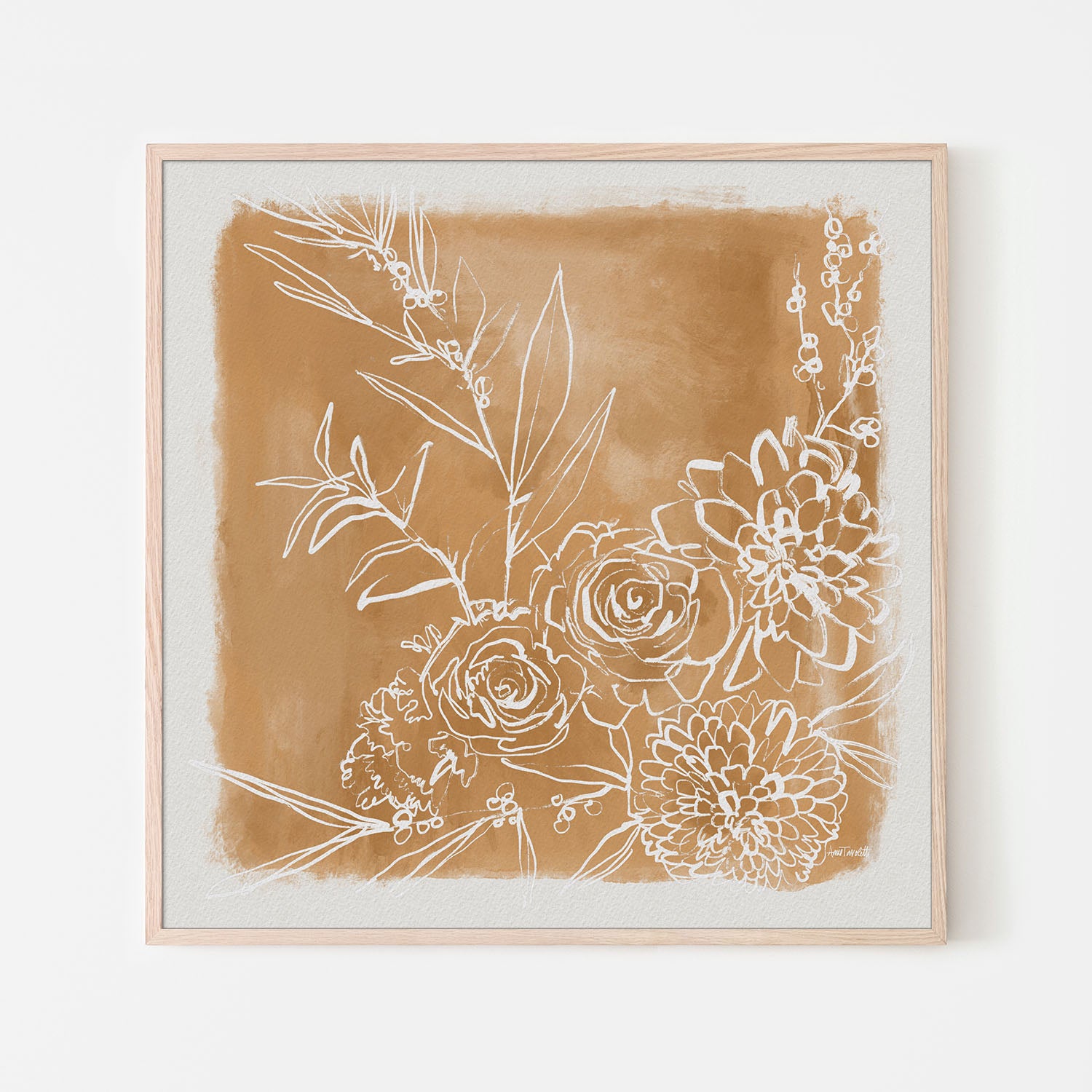 Flower Bundle-by-Anne Tavoletti-wall-art-print-canvas-poster-framed-Gioia