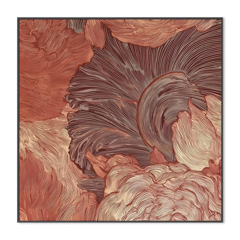 Flowing Earth Tones-by-Alma-wall-art-print-canvas-poster-framed-Gioia