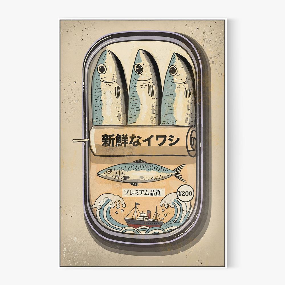 Fresh Sardine Can-by-Nicholas-wall-art-print-canvas-poster-framed-Gioia