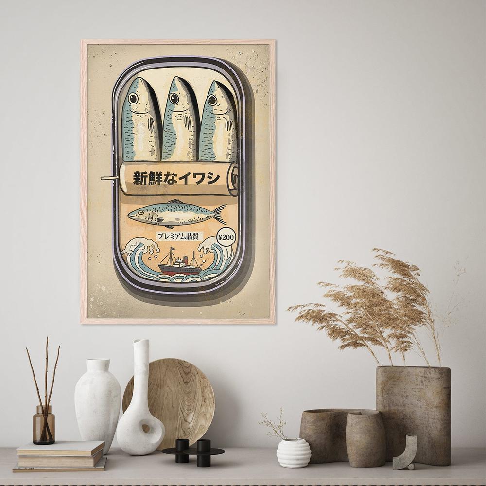 Fresh Sardine Can-by-Nicholas-wall-art-print-canvas-poster-framed-Gioia