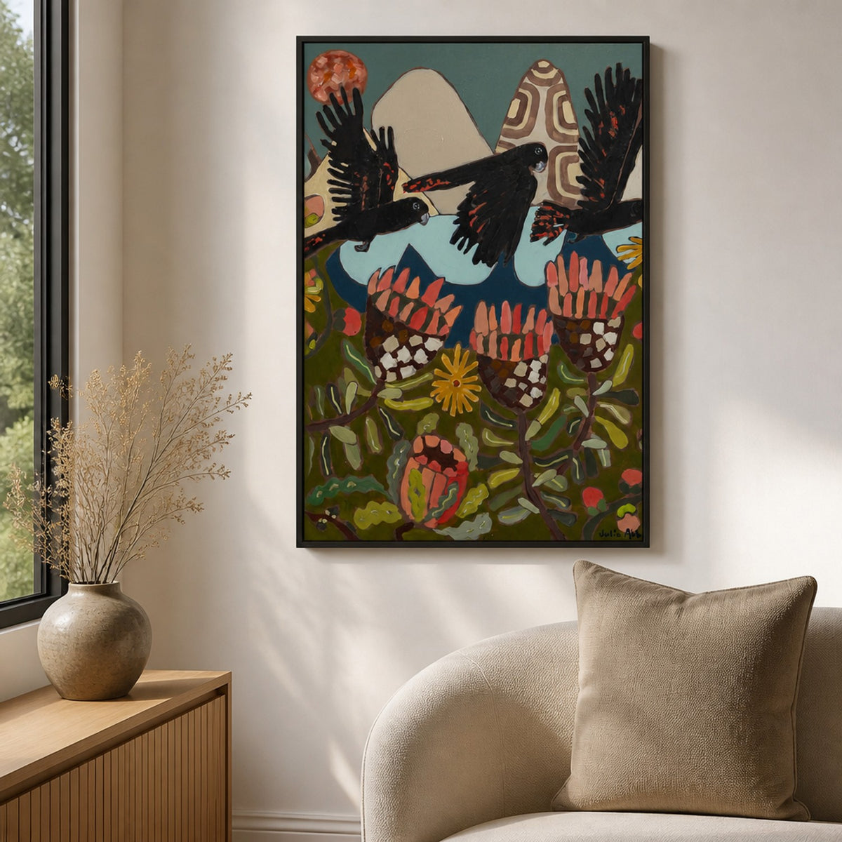 Full Moon-by-Julia Abbey-wall-art-print-canvas-poster-framed-Gioia