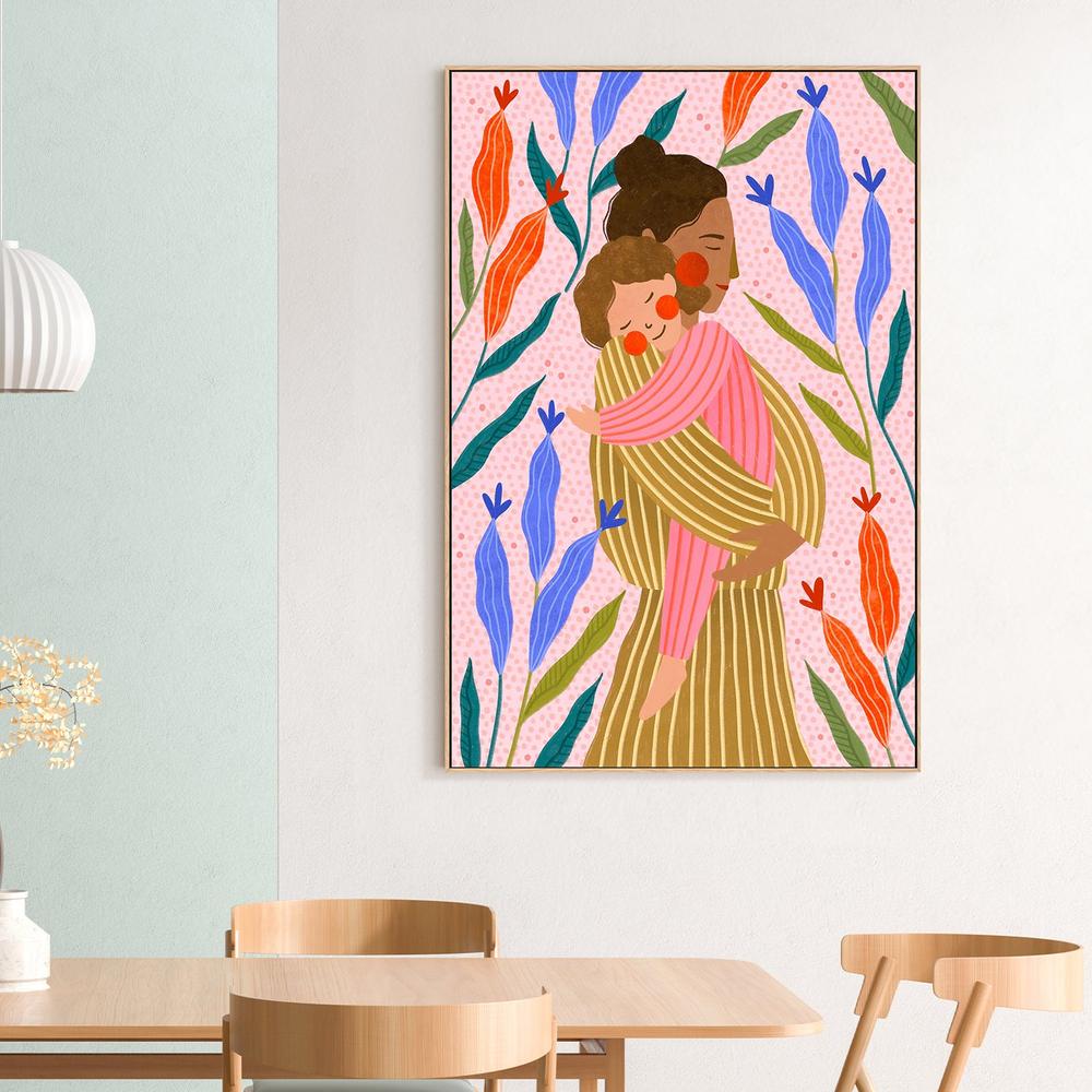 Gentle Mothers Embrace-by-Bea Muller-wall-art-print-canvas-poster-framed-Gioia