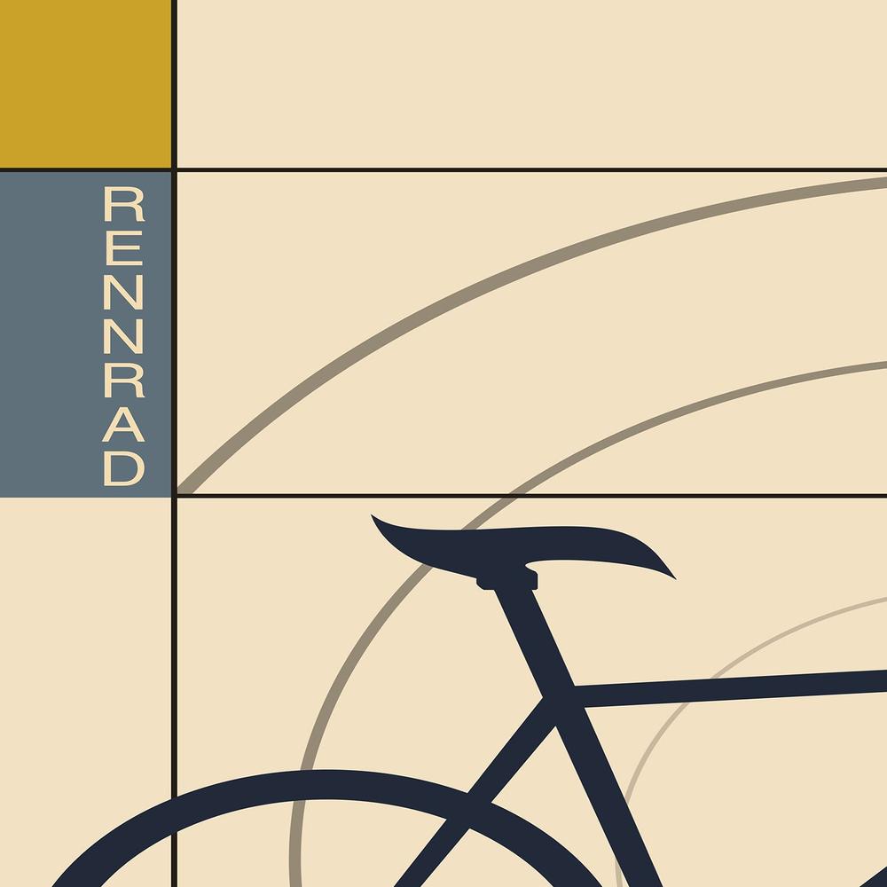 Geometric Racing Bicycle-by-Fadil Roze-wall-art-print-canvas-poster-framed-Gioia