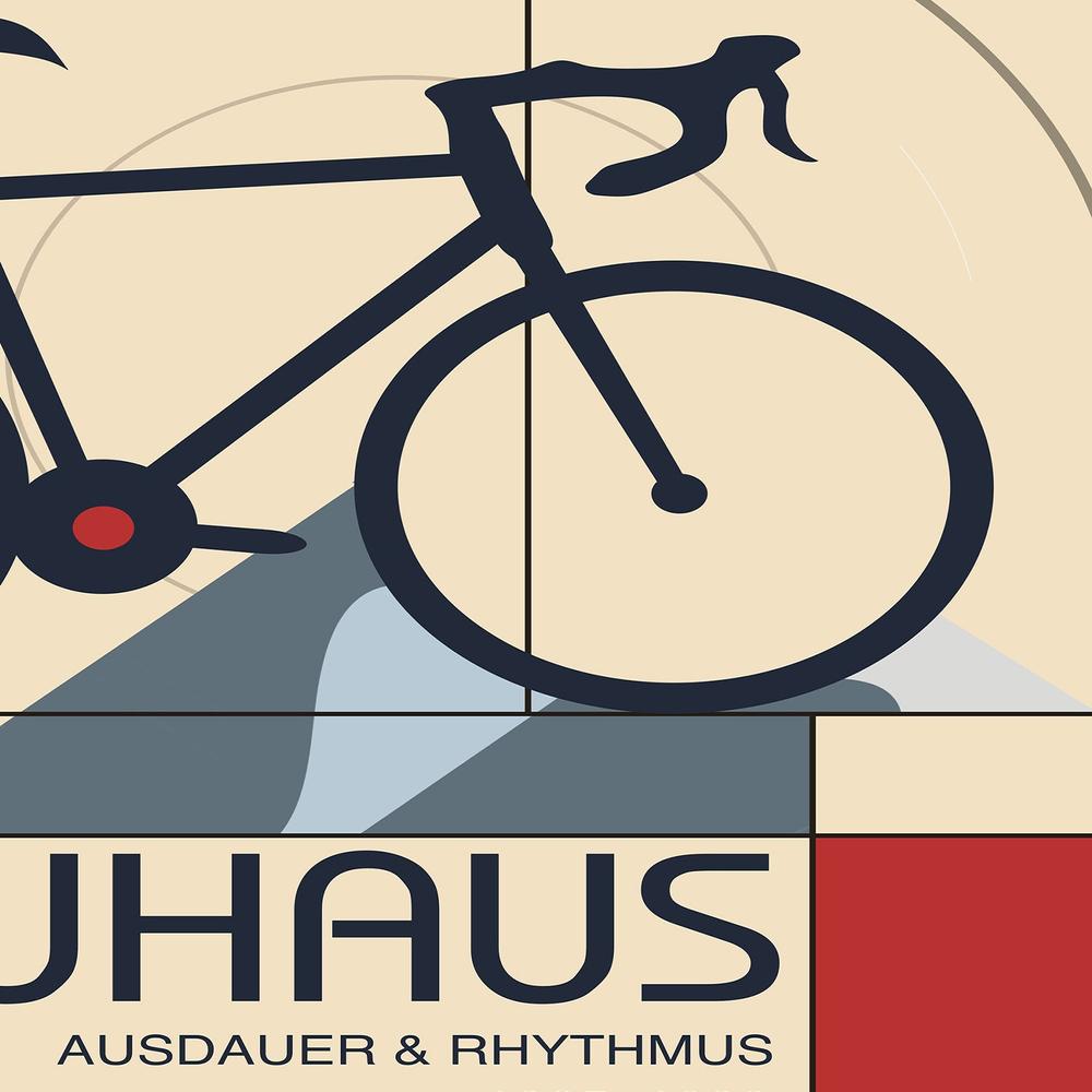 Geometric Racing Bicycle-by-Fadil Roze-wall-art-print-canvas-poster-framed-Gioia