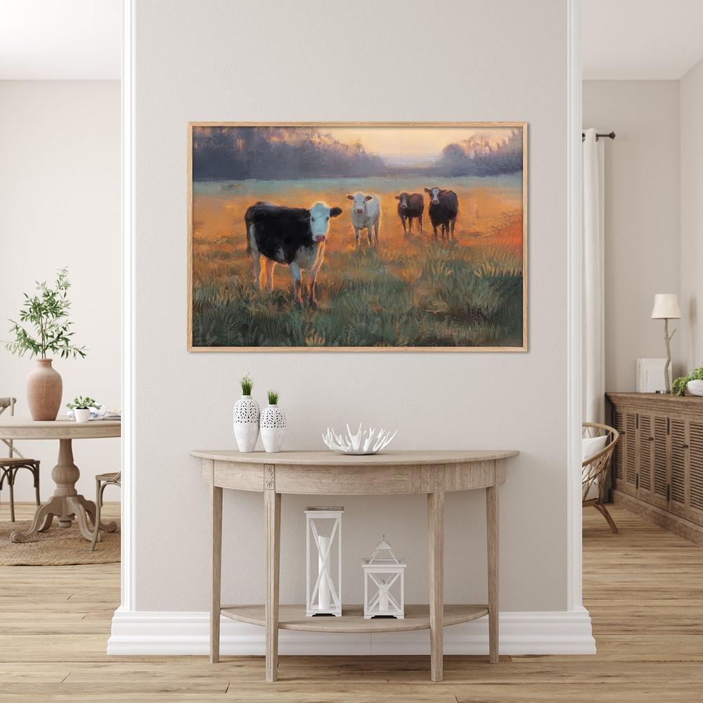 Gilded Field-by-Nina Blue-wall-art-print-canvas-poster-framed-Gioia