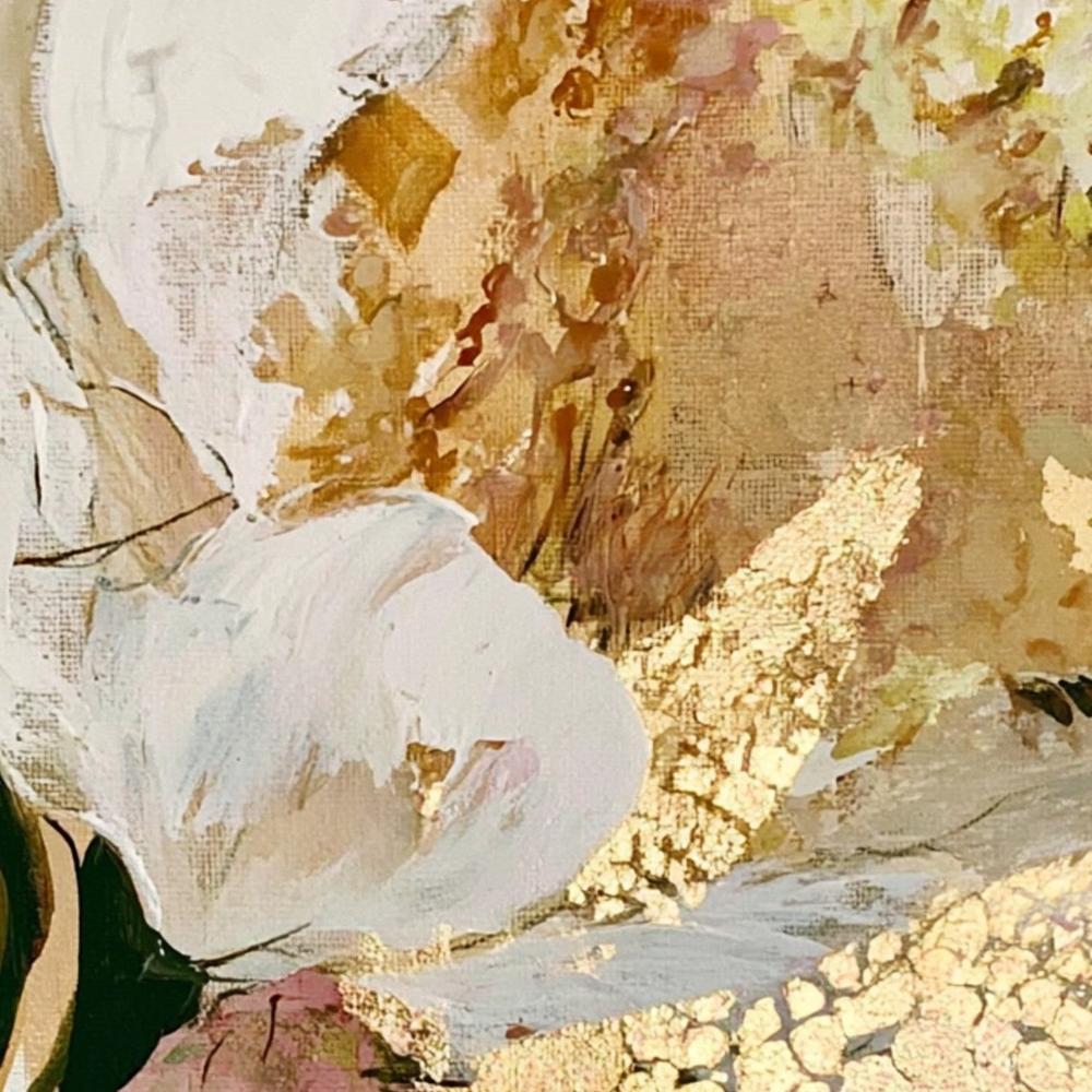 Golden Floral Abstraction-by-Stephanie Jeuffroy-wall-art-print-canvas-poster-framed-Gioia