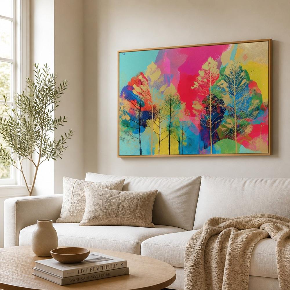Golden Forest-by-Chromatic Storm Studio-wall-art-print-canvas-poster-framed-Gioia