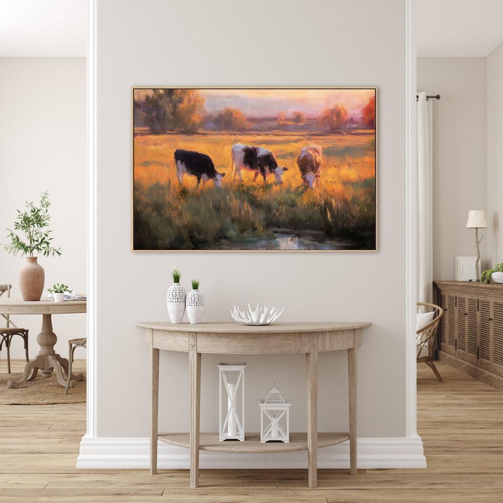 Golden Hour-by-Nina Blue-wall-art-print-canvas-poster-framed-Gioia