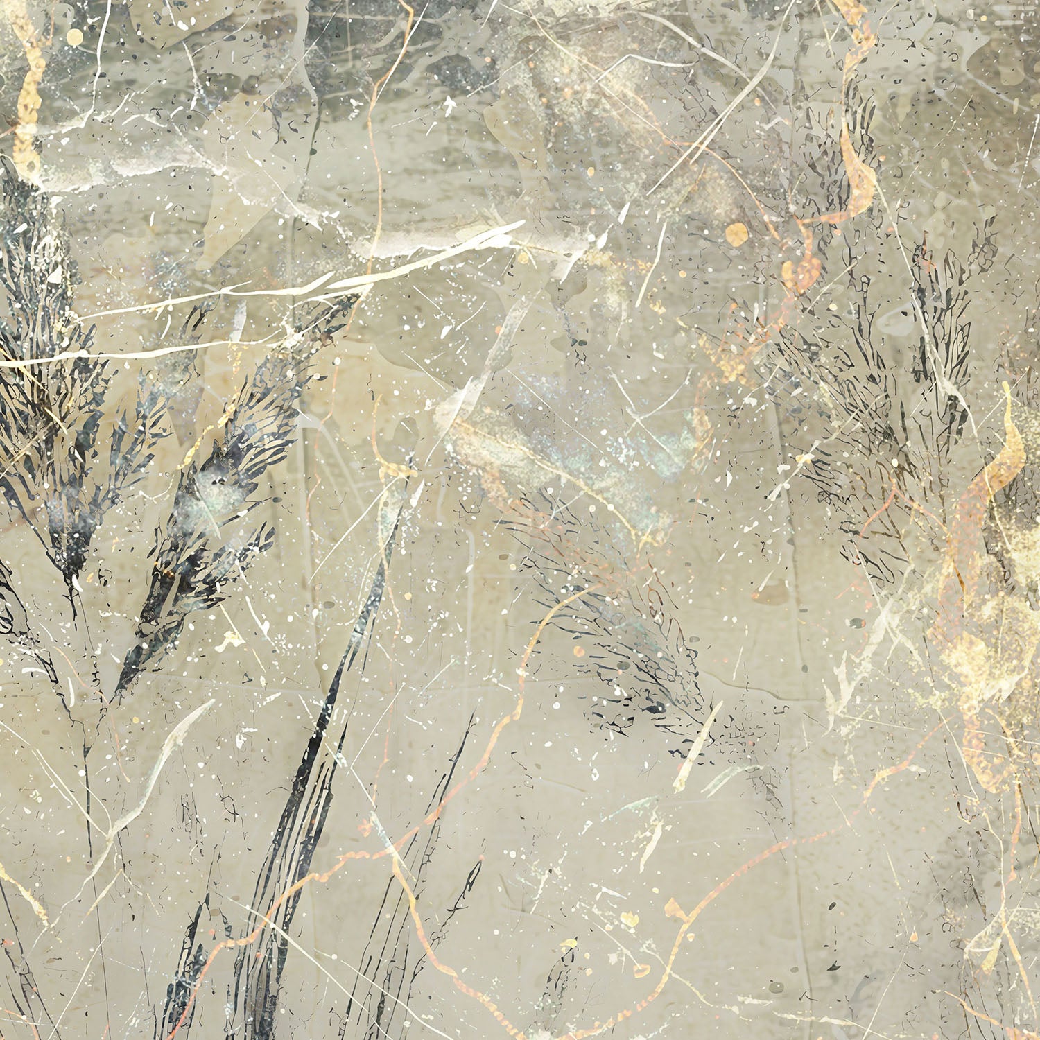 Golden Marble Veins-by-Rafal Kulik-wall-art-print-canvas-poster-framed-Gioia