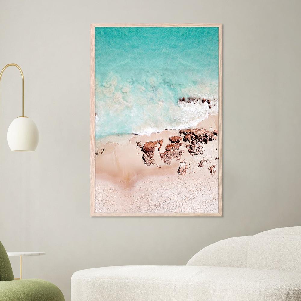 Golden Rose Beach-by-Gal Pittel-wall-art-print-canvas-poster-framed-Gioia