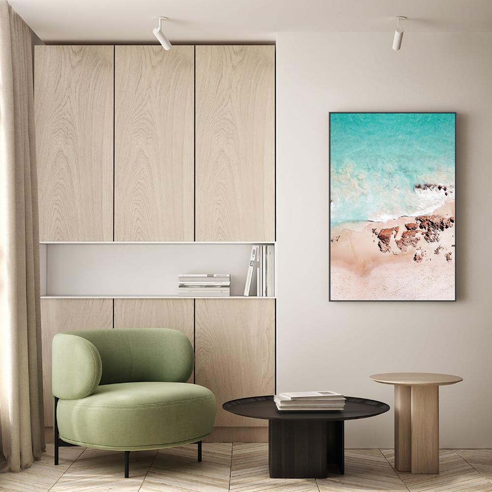 Golden Rose Beach-by-Gal Pittel-wall-art-print-canvas-poster-framed-Gioia