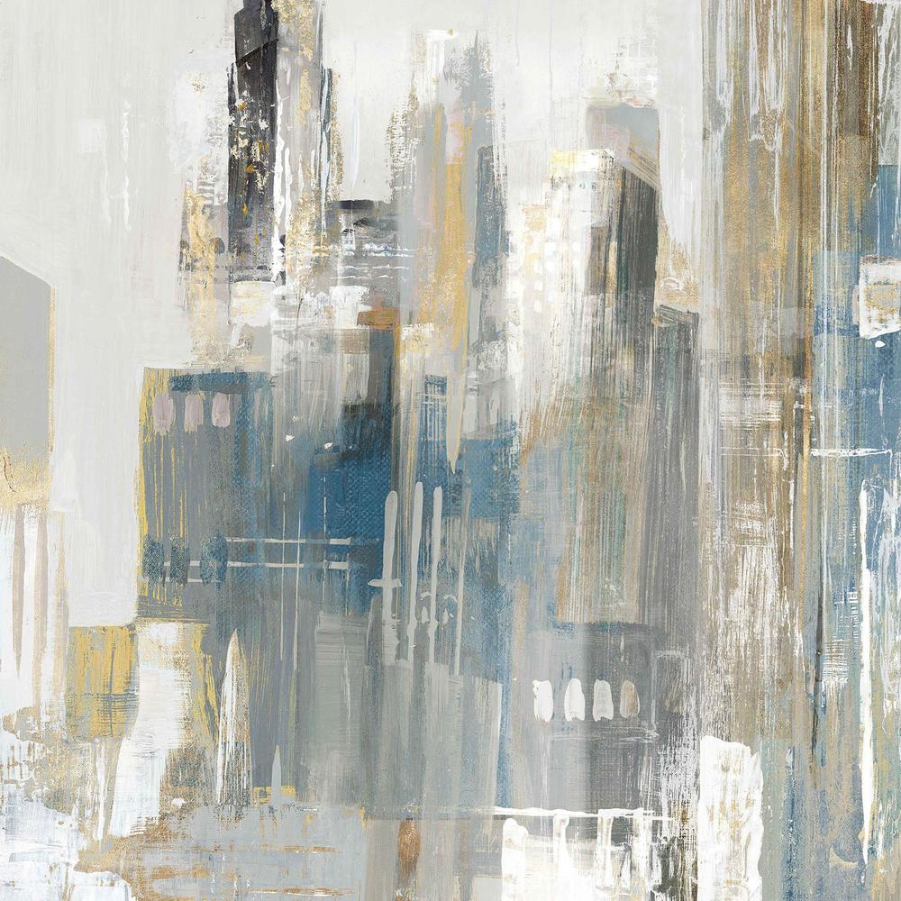 Golden Winter City, Style B-by-Lera-wall-art-print-canvas-poster-framed-Gioia