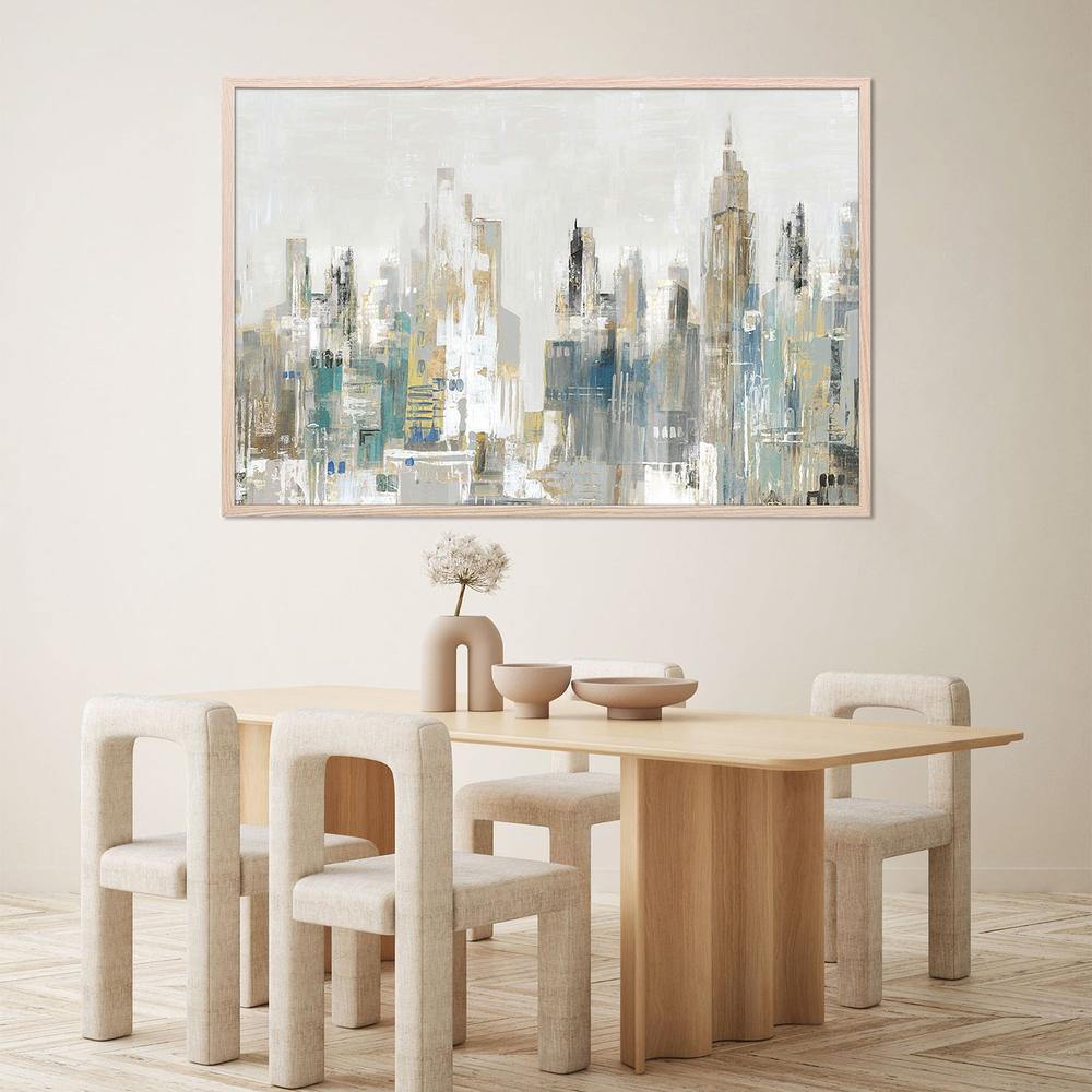 Golden Winter City, Style B-by-Lera-wall-art-print-canvas-poster-framed-Gioia