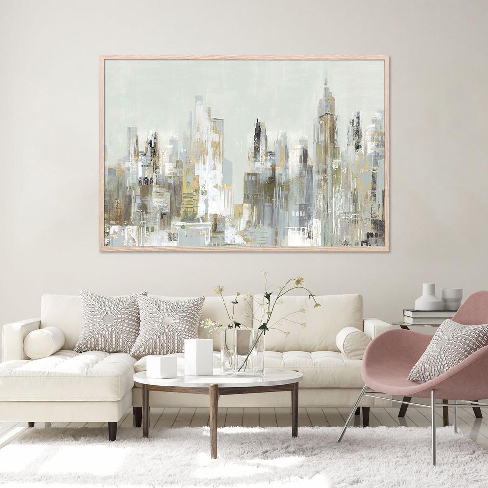 Golden Winter City , Style B-by-Lera-wall-art-print-canvas-poster-framed-Gioia