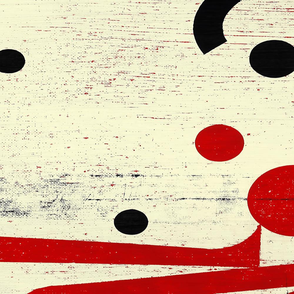 Graphic Red Black Abstract-by-Petr Strnad-wall-art-print-canvas-poster-framed-Gioia
