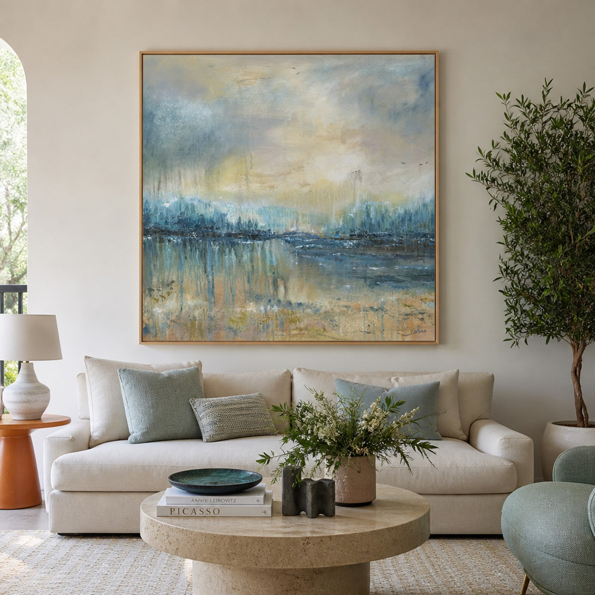 Green Room-by-Karen Cavania-wall-art-print-canvas-poster-framed-Gioia