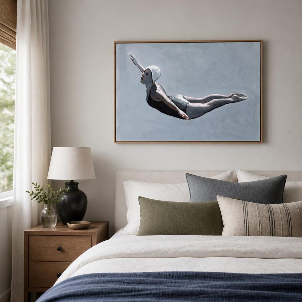 Grey High Diver-by-Sarah Morrissette-wall-art-print-canvas-poster-framed-Gioia