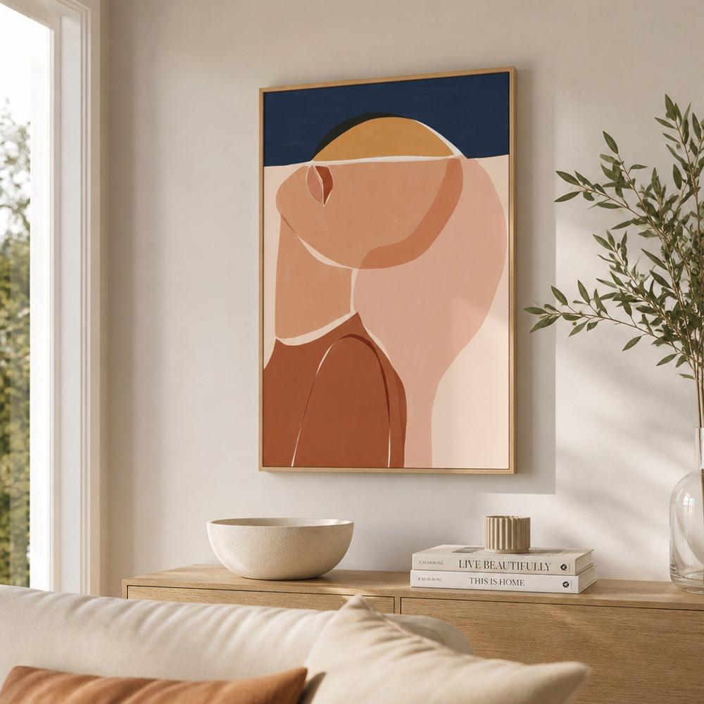 Half Face Half Sun-by-Ivy Green Illustrations-wall-art-print-canvas-poster-framed-Gioia