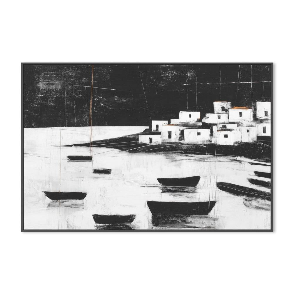 Harbor Night Moorings-by-Chromatic Storm Studio-wall-art-print-canvas-poster-framed-Gioia